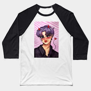 Devil Violet Felix <3 Baseball T-Shirt